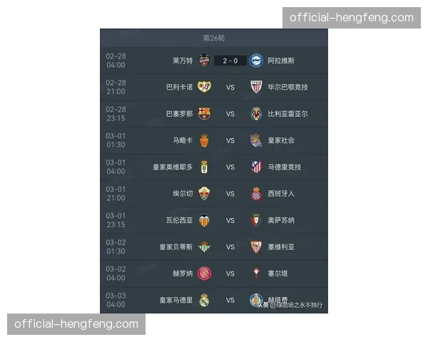 报告显示：2026年西甲场均净比赛时间提升至58分钟，与战术风格转变相关